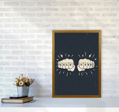 Never Give Up! Art Print by Jason Stanley A2 Print Only