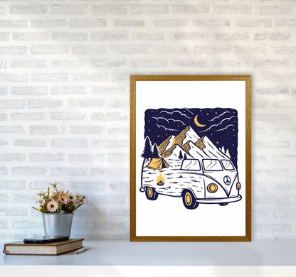 Camping Is Fun Art Print by Jason Stanley A2 Print Only