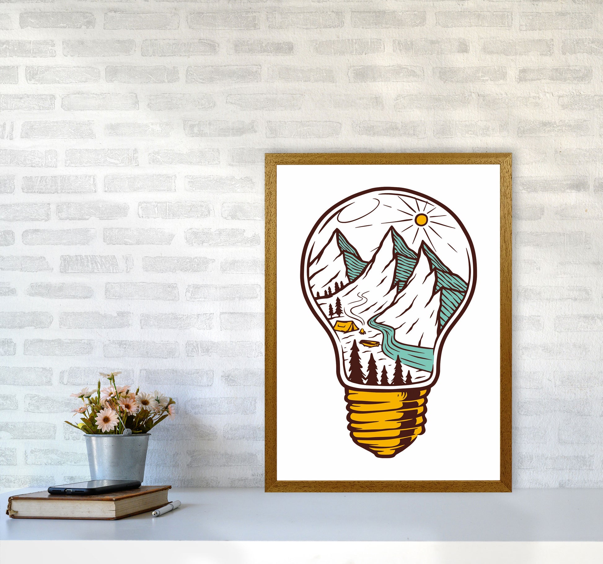 I Have An Idea Art Print by Jason Stanley A2 Print Only