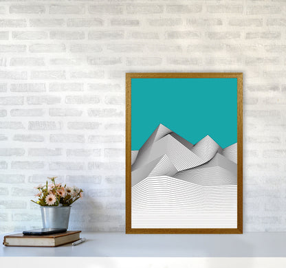 Blue Mountain Art Print by Jason Stanley A2 Print Only