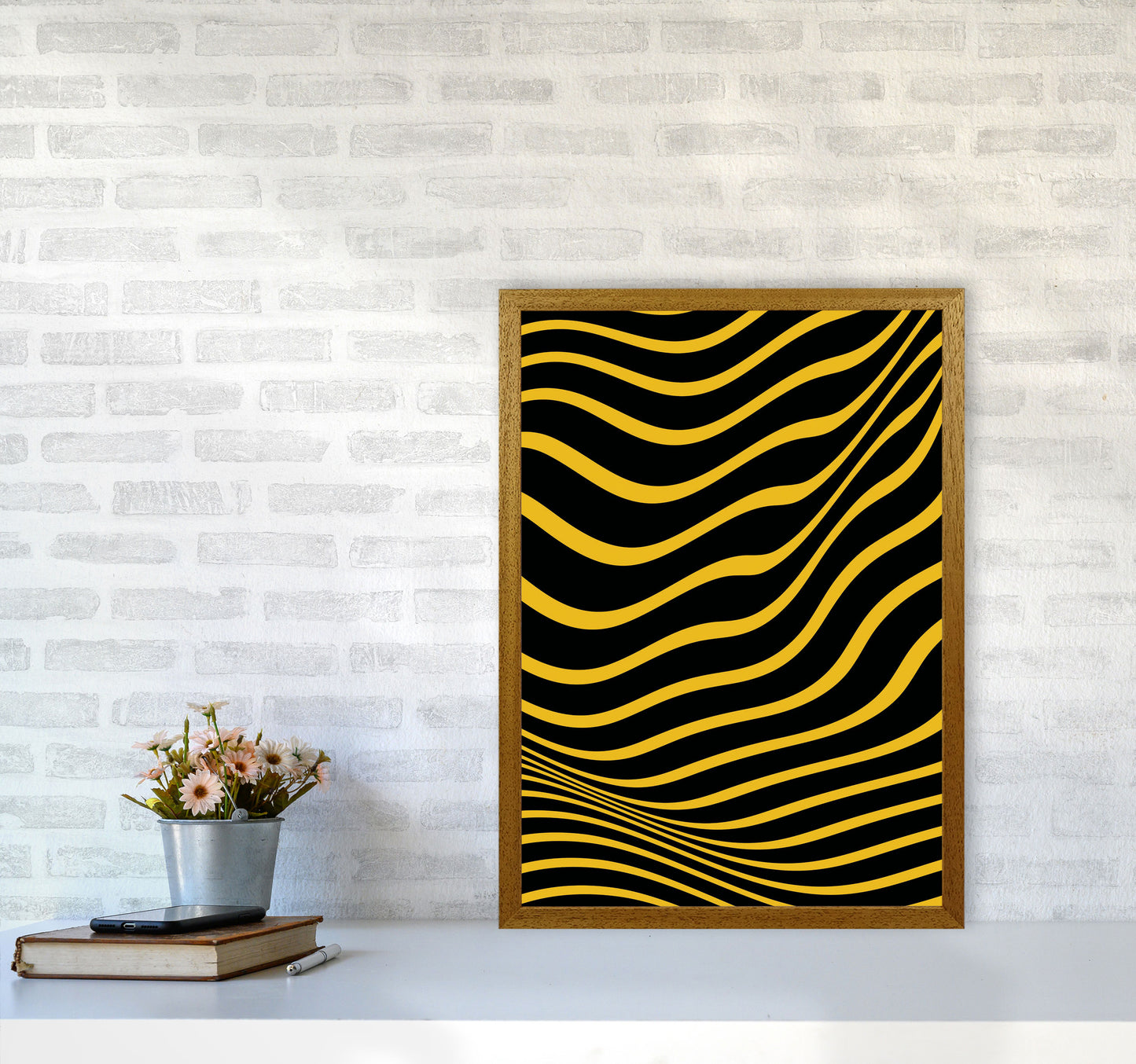 Yellow Vibes Art Print by Jason Stanley A2 Print Only