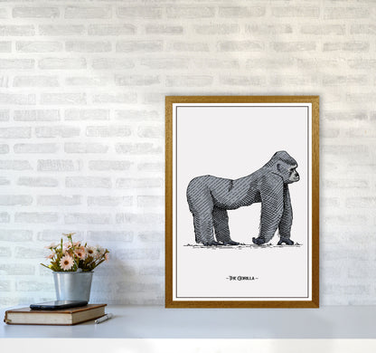 The Gorilla Art Print by Jason Stanley A2 Print Only