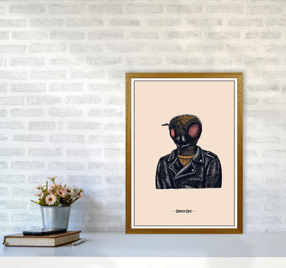 Biker Bee Art Print by Jason Stanley A2 Print Only