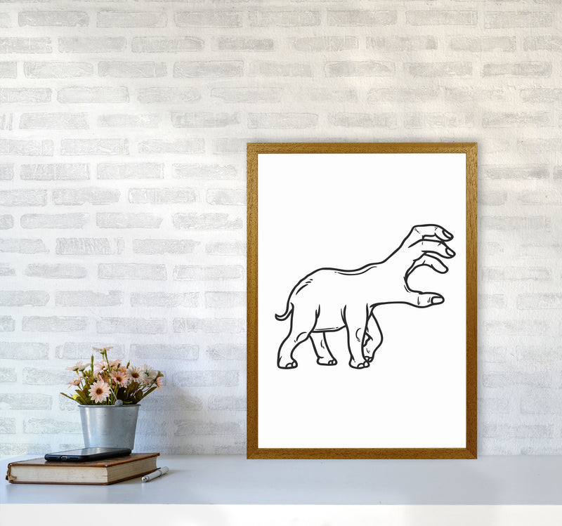 Hand-Head Art Print by Jason Stanley A2 Print Only