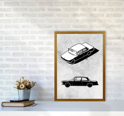 Minimal Car Series II Art Print by Jason Stanley A2 Print Only