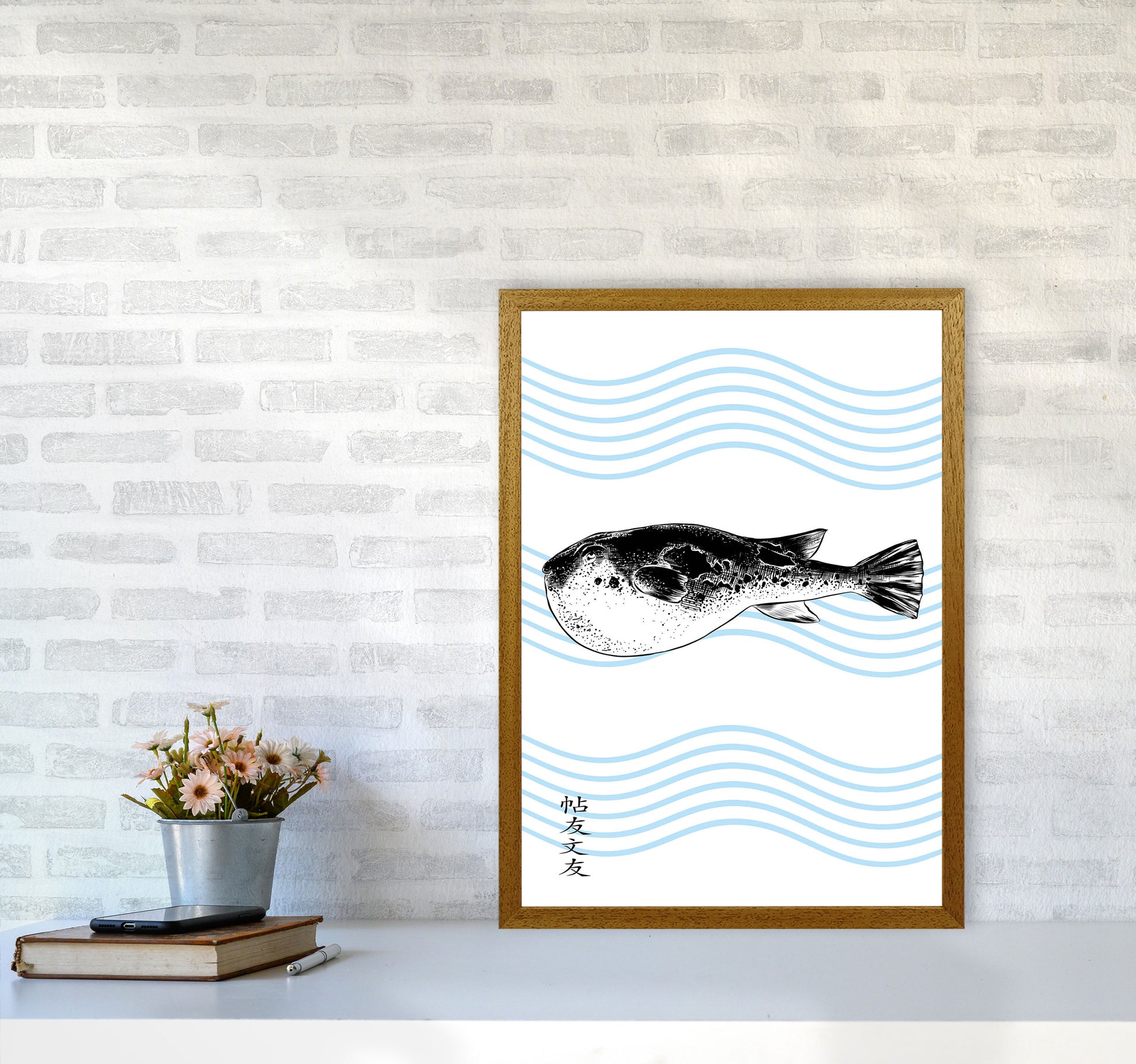 Fugu Art Print by Jason Stanley A2 Print Only