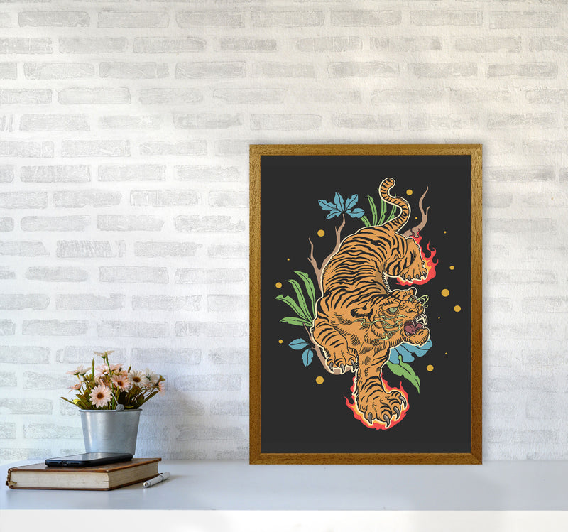 Classic Tiger Tattoo Art Print by Jason Stanley A2 Print Only