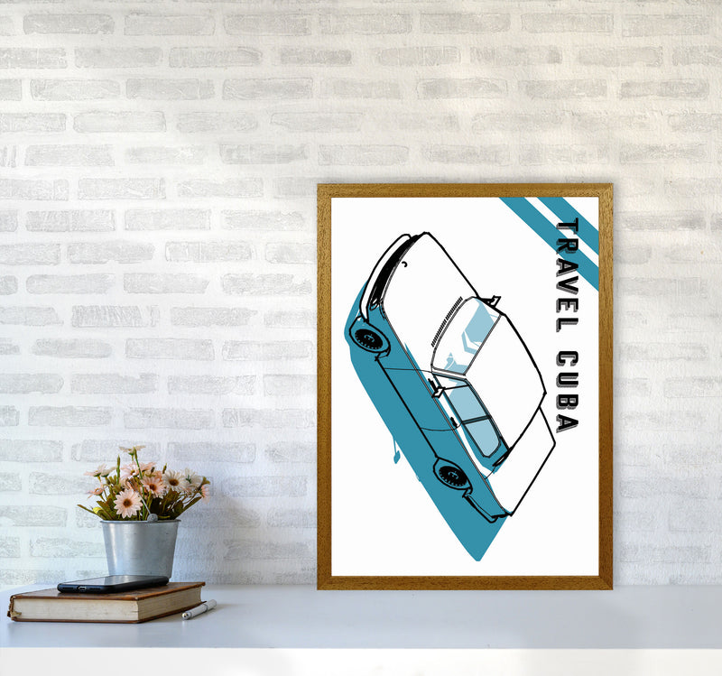 Travel Cuba Blue Art Print by Jason Stanley A2 Print Only