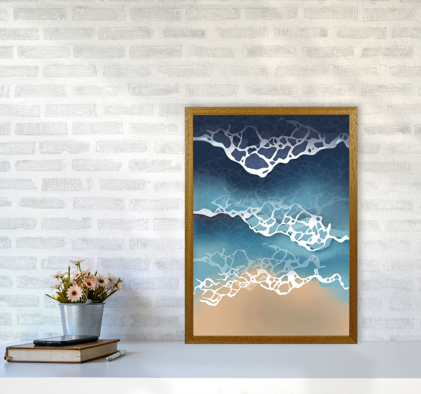 Ocean Waves Art Print by Jason Stanley A2 Print Only