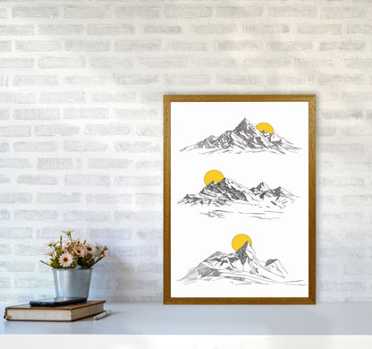 Sunny Mountains Art Print by Jason Stanley A2 Print Only