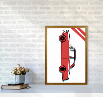 Red Car Art Print by Jason Stanley A2 Print Only