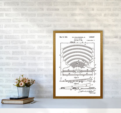 Drive In Theatre Patent Art Print by Jason Stanley A2 Print Only