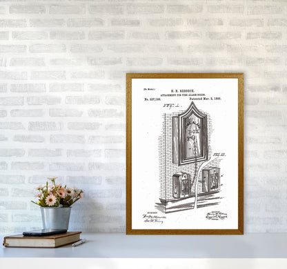 Fire Alarm Box Patent Art Print by Jason Stanley A2 Print Only