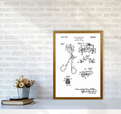 Eyelash Curler Patent Art Print by Jason Stanley A2 Print Only