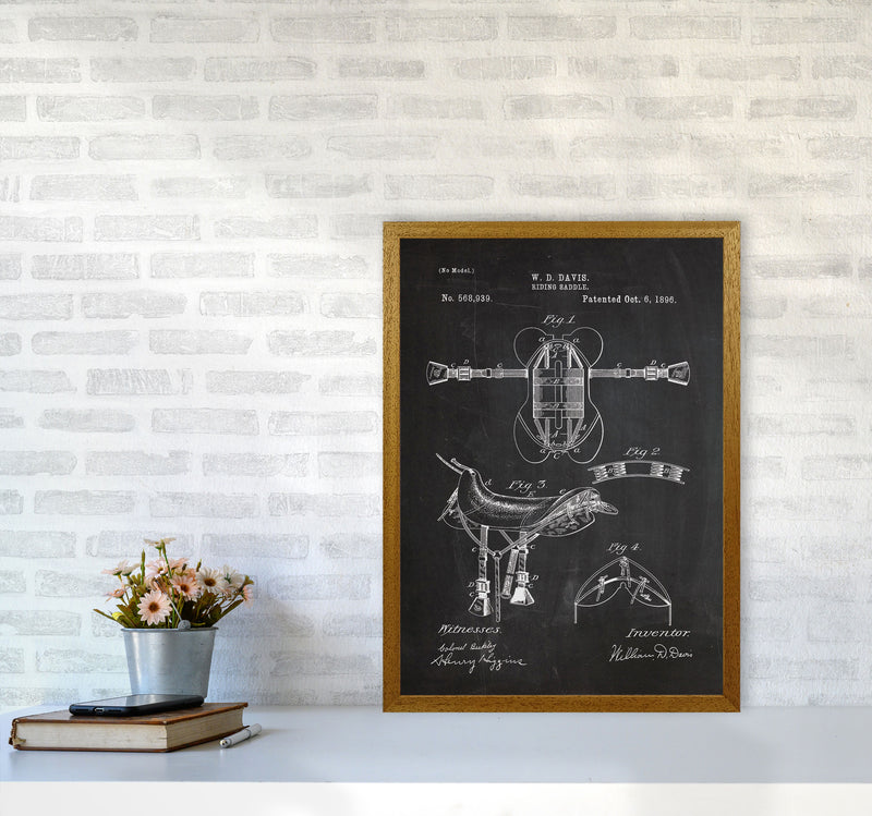 Riding Saddlepatent Art Print by Jason Stanley A2 Print Only