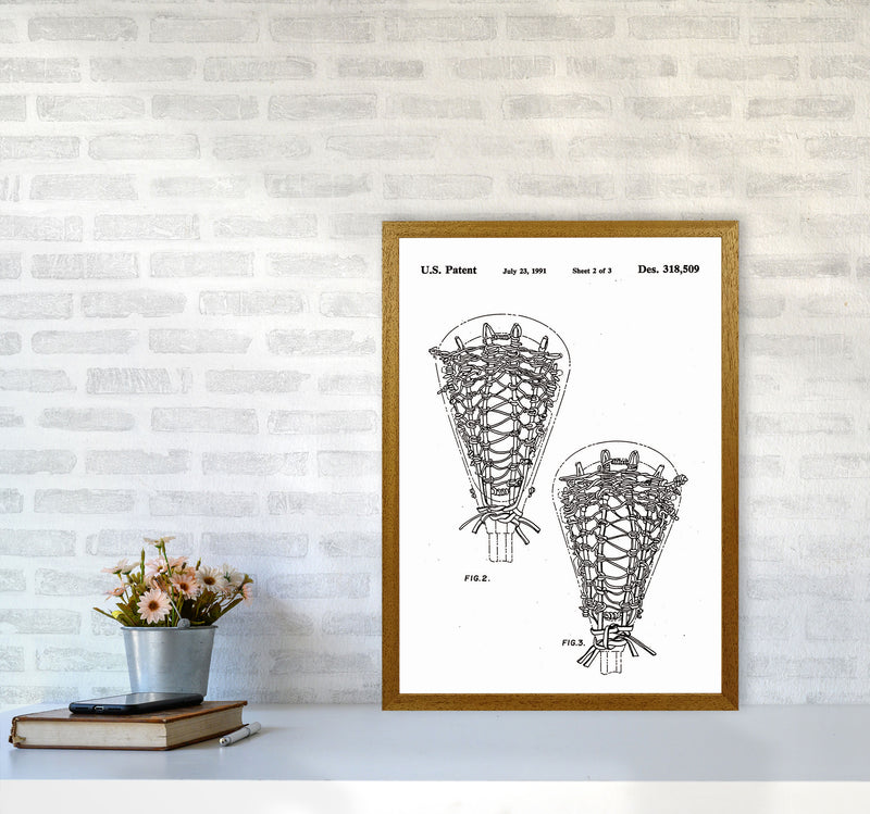 Lacross Stick Patent Art Print by Jason Stanley A2 Print Only