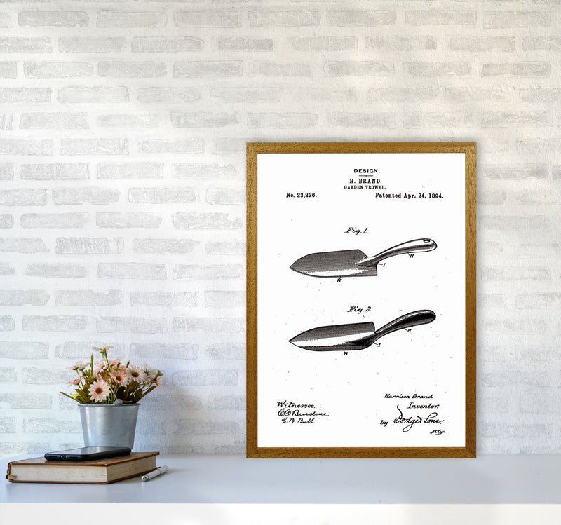 Garden Shovel Patent Art Print by Jason Stanley A2 Print Only