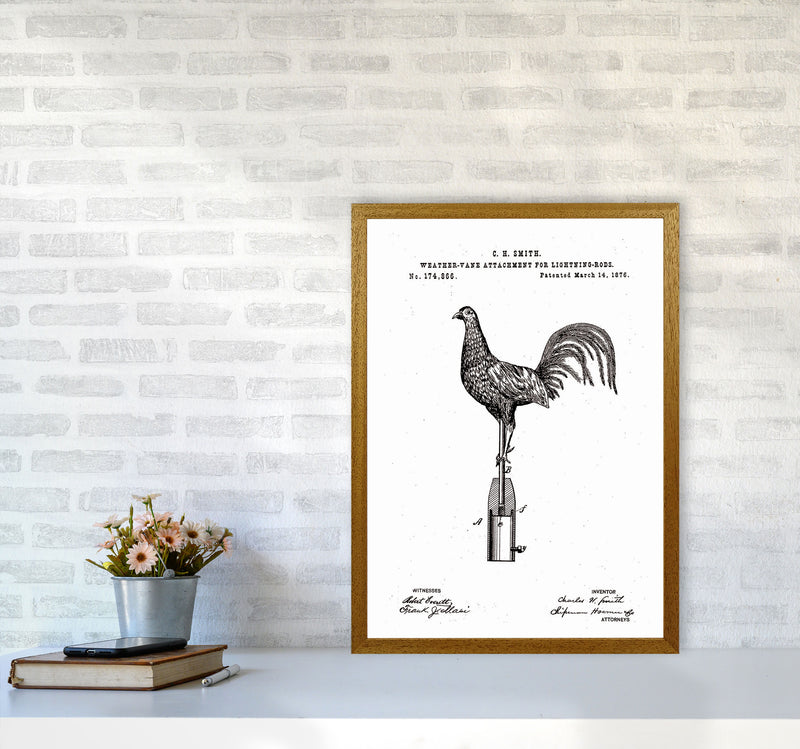 Weather Vane Patent Art Print by Jason Stanley A2 Print Only