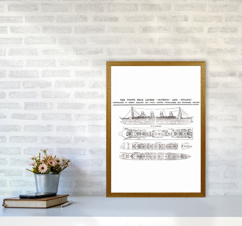Titanic Patent 2 Art Print by Jason Stanley A2 Print Only