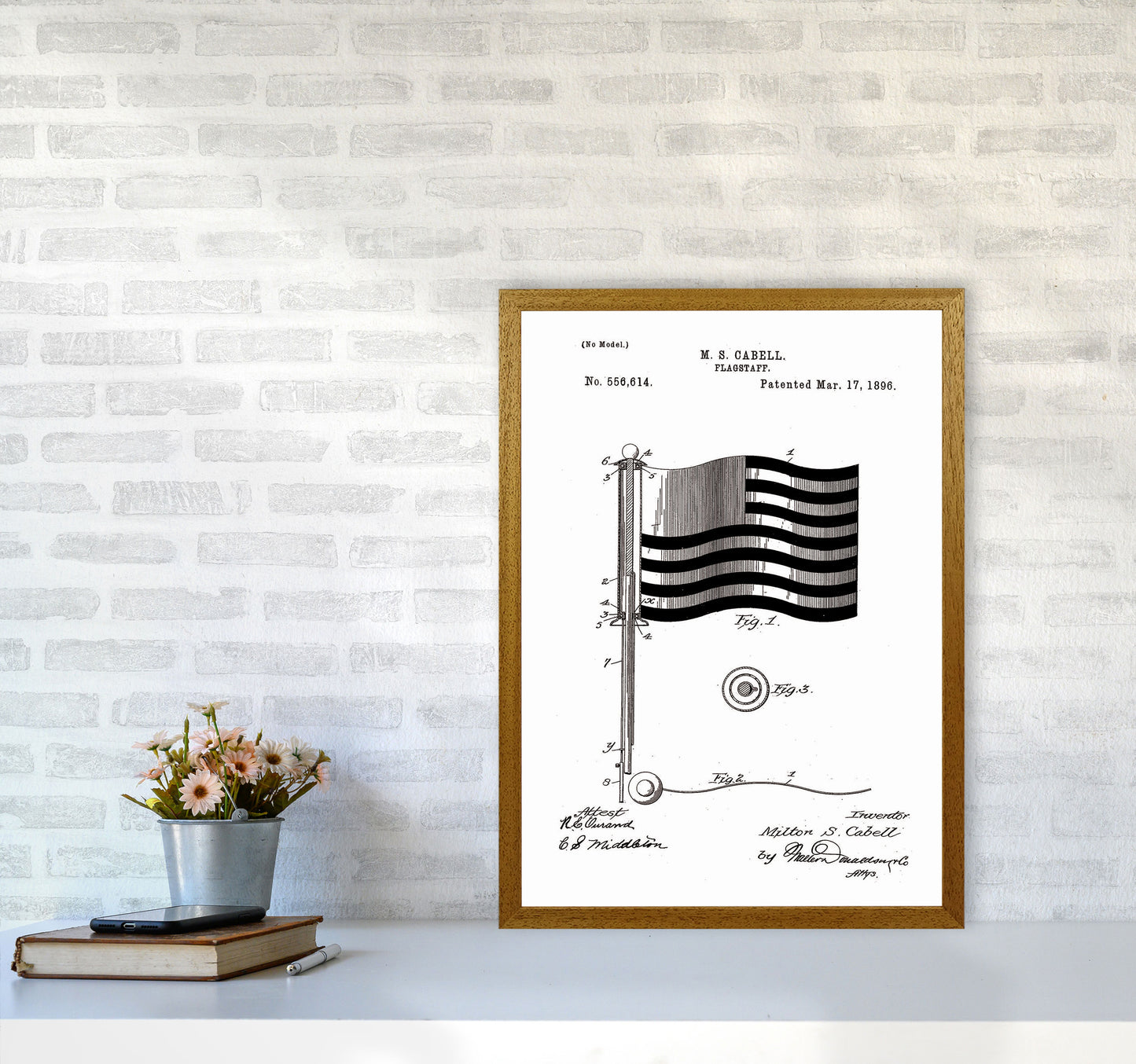Flagstaff Patent Art Print by Jason Stanley A2 Print Only
