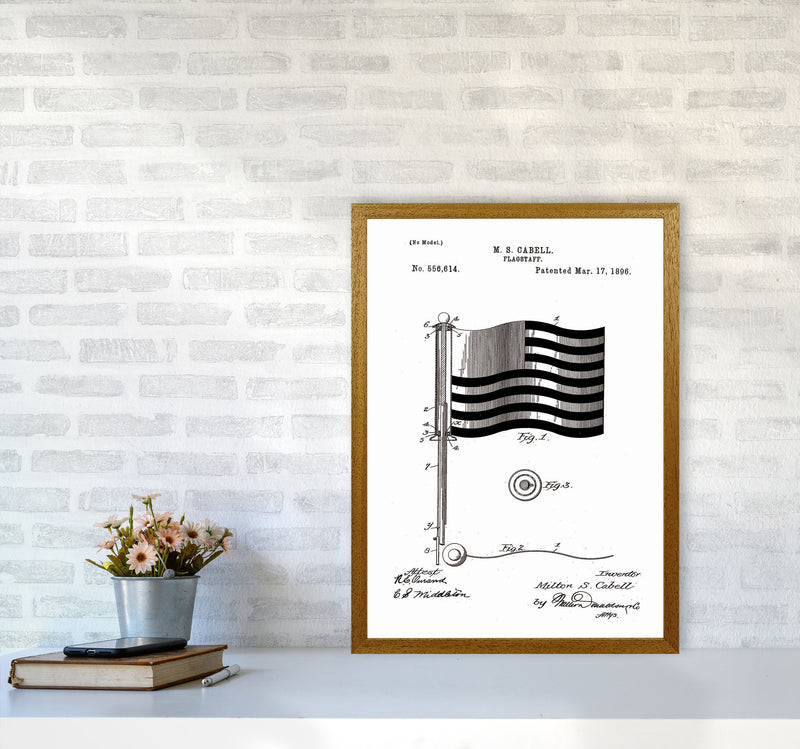 Flagstaff Patent Art Print by Jason Stanley A2 Print Only