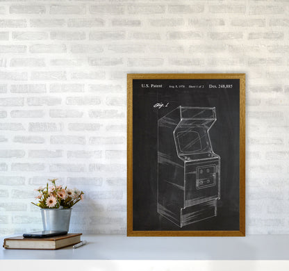 Arcade Game Patent Art Print by Jason Stanley A2 Print Only