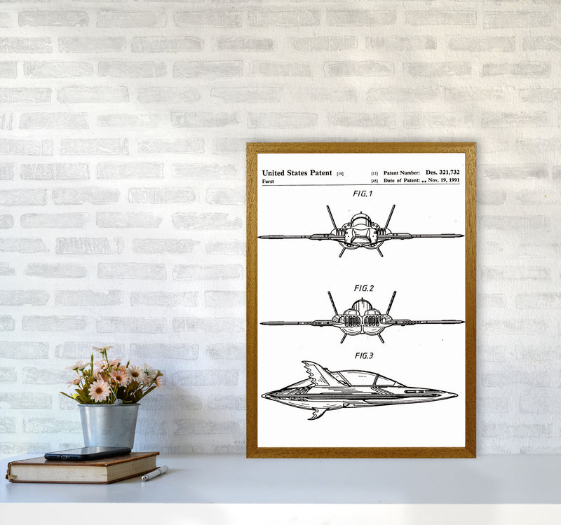Batwing Patent Art Print by Jason Stanley A2 Print Only