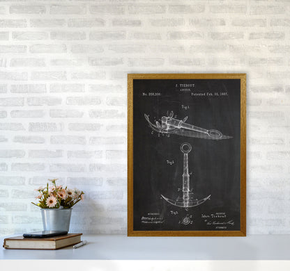 Anchor Patent Art Print by Jason Stanley A2 Print Only