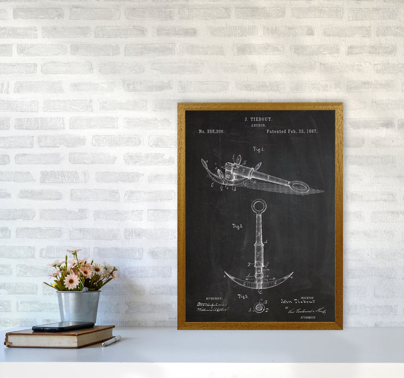 Anchor Patent Art Print by Jason Stanley A2 Print Only