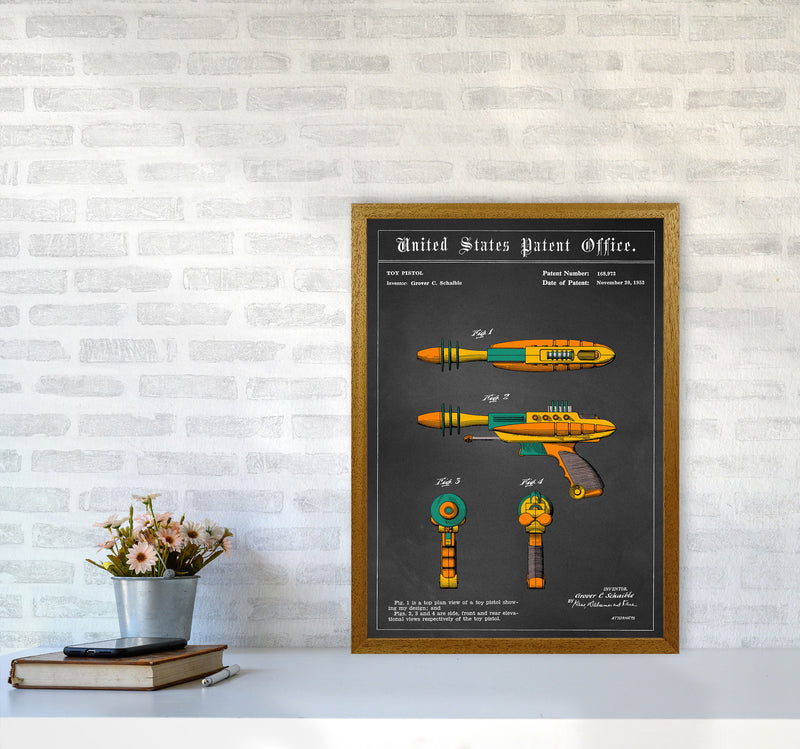 Raygun Art Print by Jason Stanley A2 Print Only