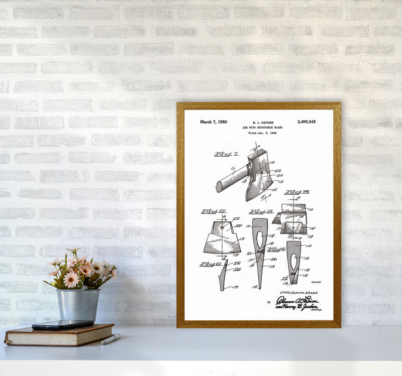 Axe Patent Art Print by Jason Stanley A2 Print Only