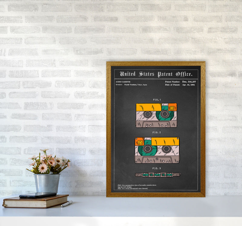 Casette Tape Art Print by Jason Stanley A2 Print Only