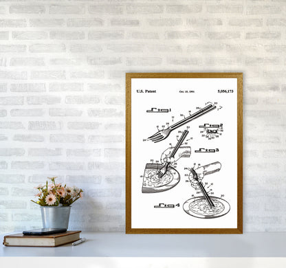 Fork Patent Art Print by Jason Stanley A2 Print Only