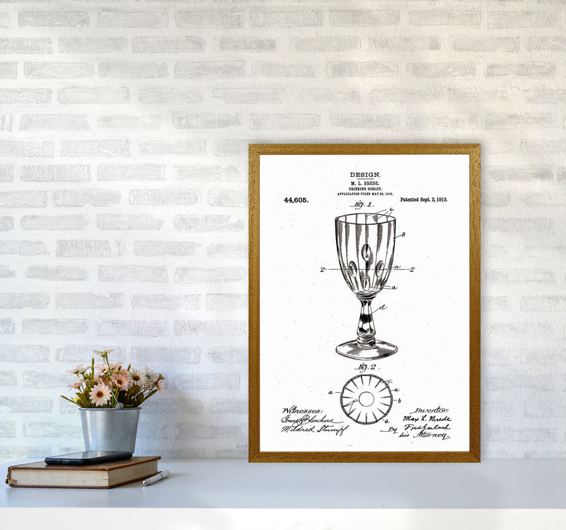 Goblet Patent Art Print by Jason Stanley A2 Print Only