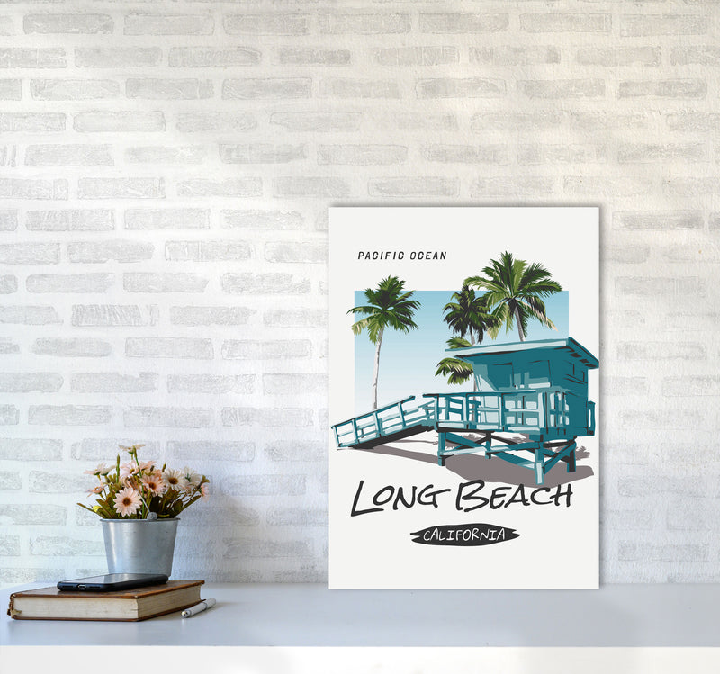 Going, Going, Back, Back, To, Cali, Cali Art Print by Jason Stanley A2 Black Frame