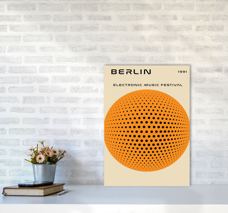 Berlin Electronic Music Festival Art Print by Jason Stanley A2 Black Frame