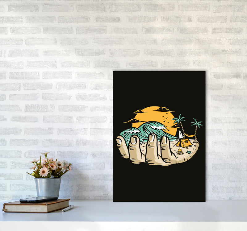 Grab A Handfull Of What You Love Art Print by Jason Stanley A2 Black Frame