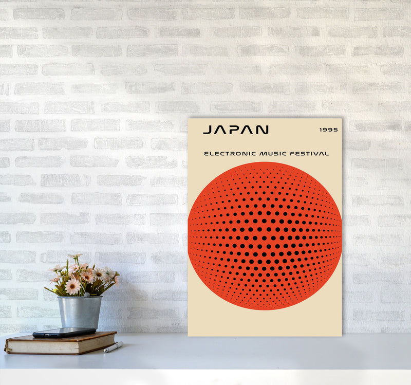 Japan Electronic Music Festival Art Print by Jason Stanley A2 Black Frame
