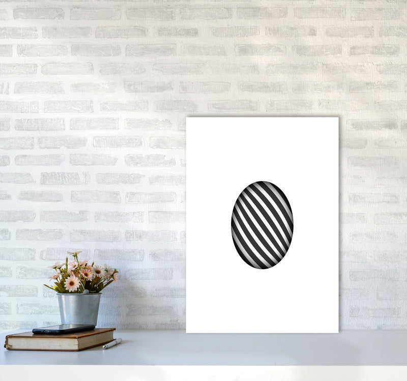 Minimal Geometric Series - 48 Art Print by Jason Stanley A2 Black Frame