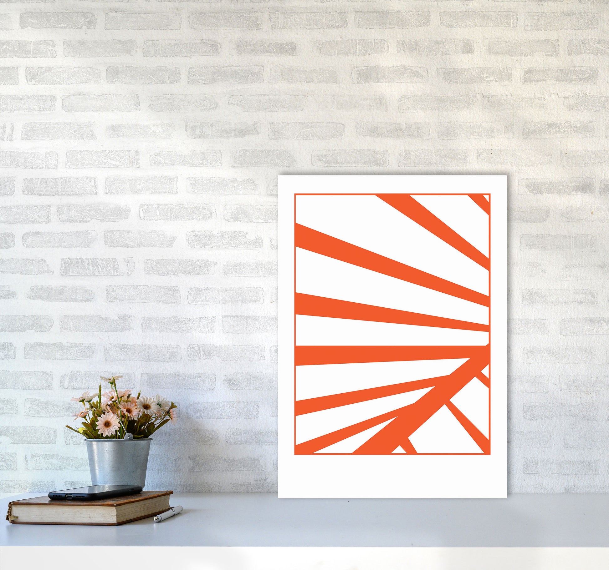 Minimal Geometric Series - 26 Art Print by Jason Stanley A2 Black Frame
