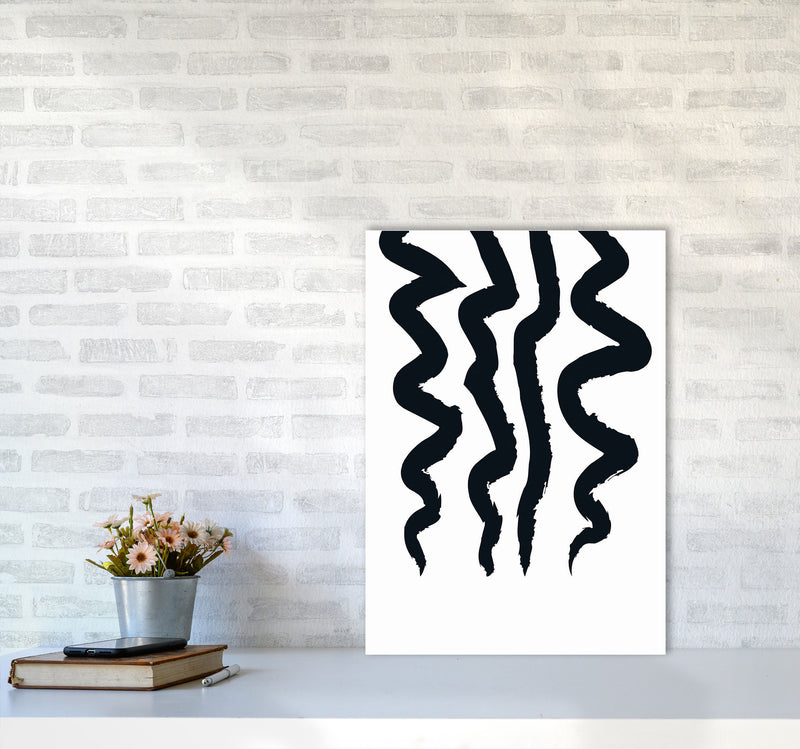 Minimal Geometric Series - 45 Art Print by Jason Stanley A2 Black Frame