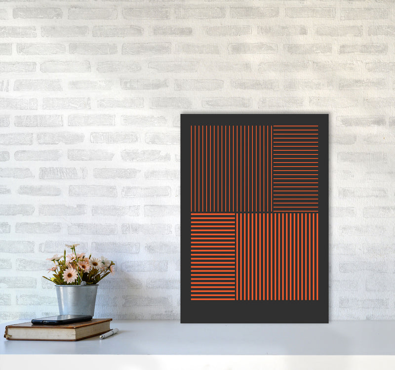 Minimal Geometric Series - 24 Art Print by Jason Stanley A2 Black Frame
