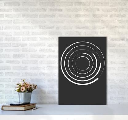 Minimal Geometric Series - 28 Art Print by Jason Stanley A2 Black Frame