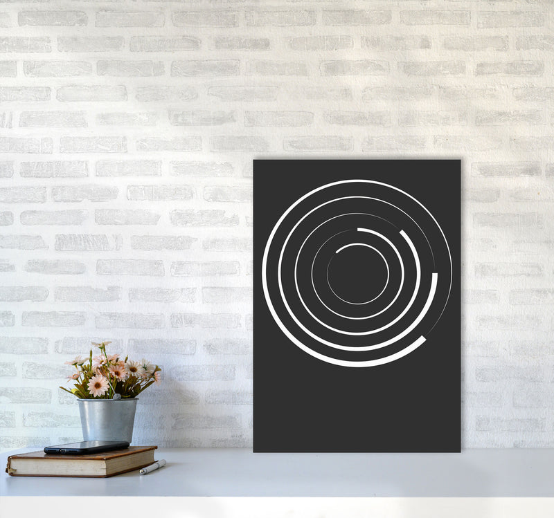 Minimal Geometric Series - 28 Art Print by Jason Stanley A2 Black Frame