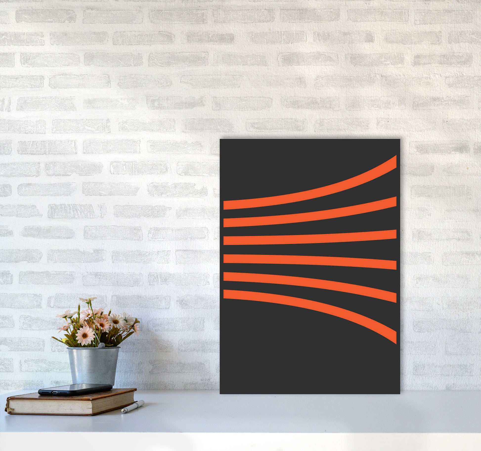 Minimal Geometric Series - 16 Art Print by Jason Stanley A2 Black Frame