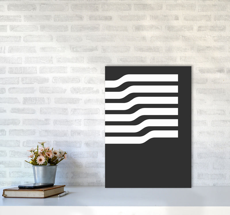 Minimal Geometric Series - 17 Art Print by Jason Stanley A2 Black Frame