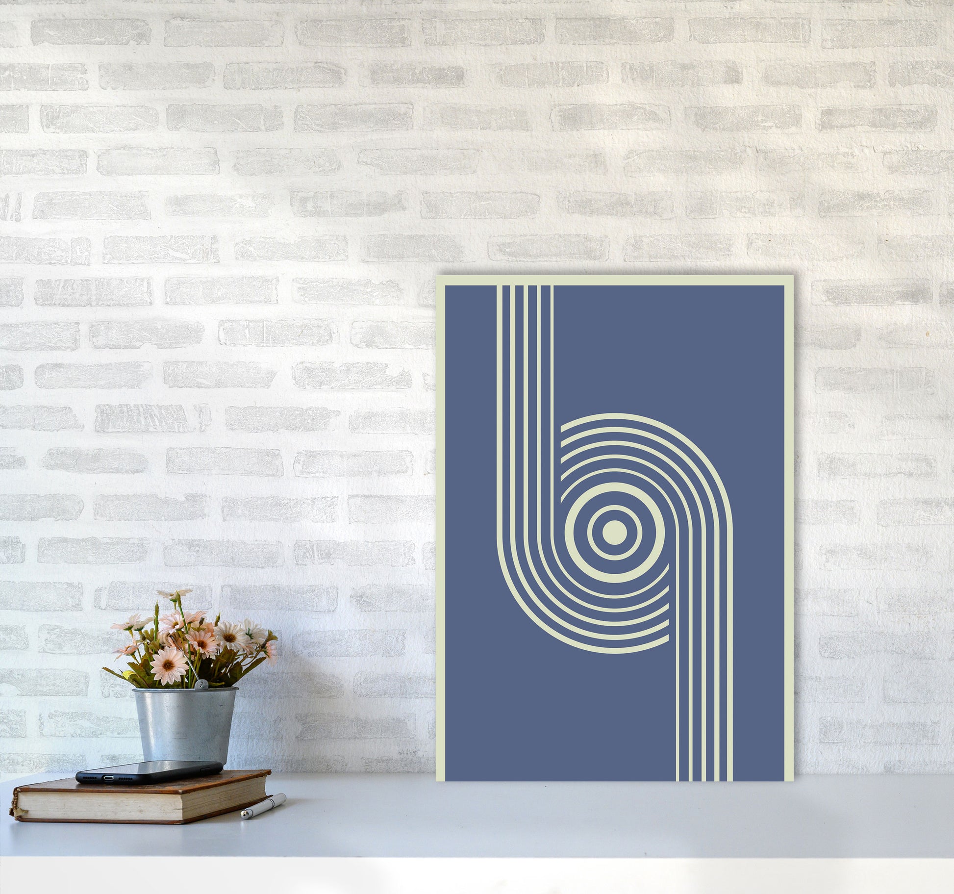 Minimal Geometric Series - 10 Art Print by Jason Stanley A2 Black Frame