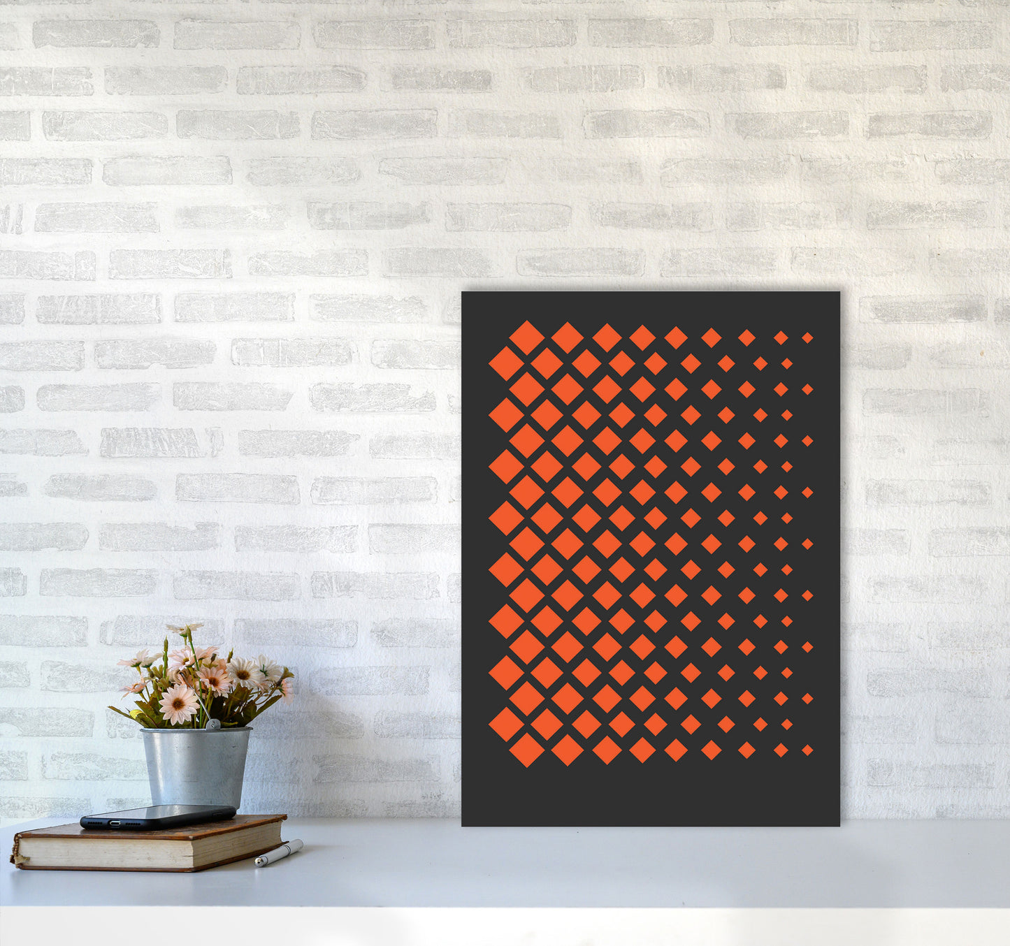 Minimal Geometric Series - 33 Art Print by Jason Stanley A2 Black Frame