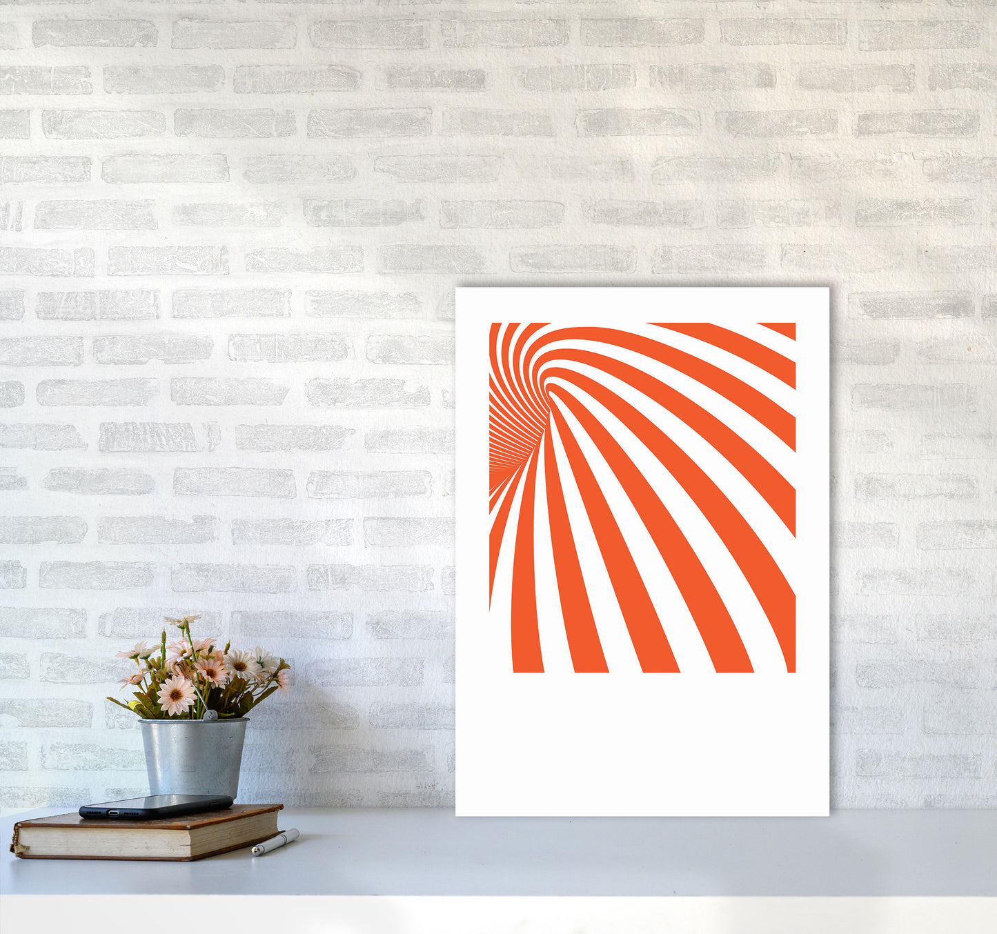 Minimal Geometric Series - 18 Art Print by Jason Stanley A2 Black Frame