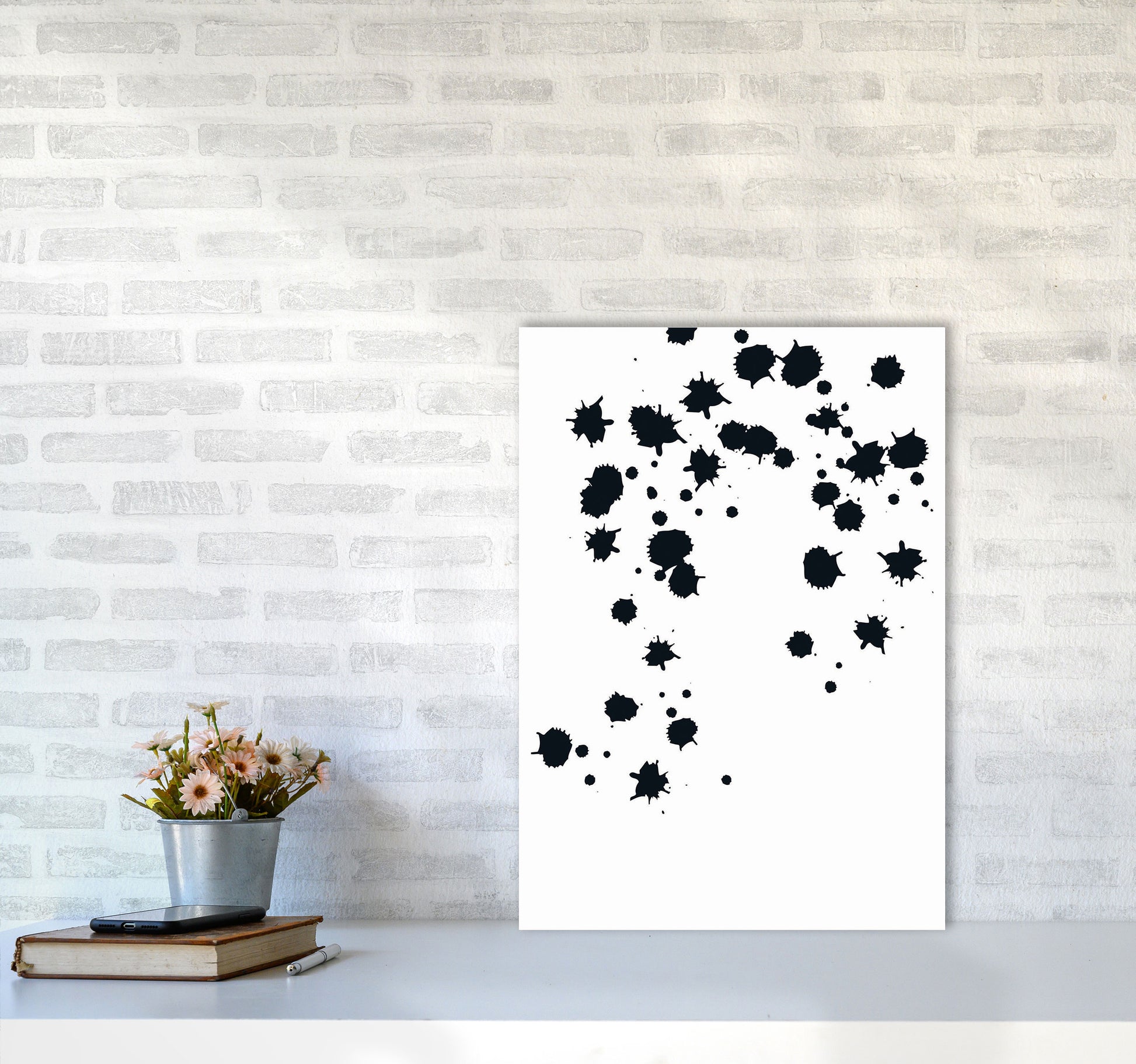Minimal Geometric Series - 46 Art Print by Jason Stanley A2 Black Frame